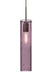 Bronze with Plum Bubble 16``x 3.5``x 3.5`` Glass