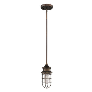 Buy oil-rubbed-bronze-and-metal-shade Virginia Pendant by Acclaim Lighting