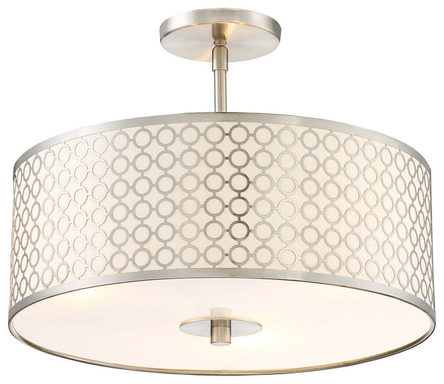 Dots Outdoor (Damp) Semi-Flush Mount Ceiling Light by George Kovacs