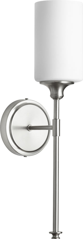 Buy satin-nickel Celeste Outdoor (Damp) Sconce by Quorum
