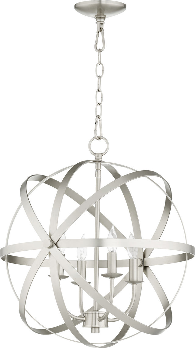 Celeste Outdoor (Damp) Chandelier by Quorum