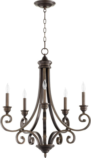 Buy oiled-bronze Bryant Outdoor (Damp) Chandelier by Quorum