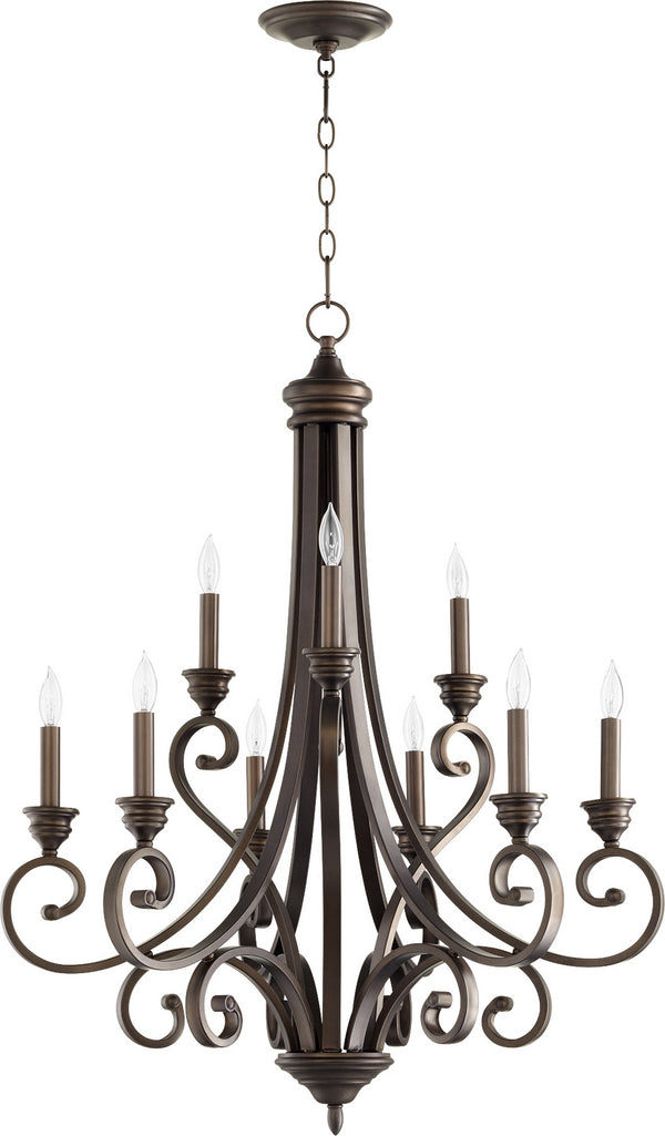 Bryant Outdoor (Damp) Chandelier by Quorum