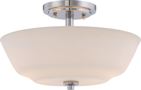 Willow Flush Mount Ceiling Light by Nuvo Lighting