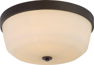 Buy forest-bronze Laguna Outdoor (Damp) Flush Mount Ceiling Light by Nuvo Lighting