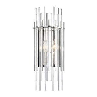 Buy polished-nickel-with-clear-glass Wallis Outdoor (Damp) Sconce by Hudson Valley