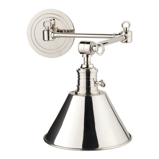 Buy polished-nickel Garden City Outdoor (Damp) Sconce by Hudson Valley