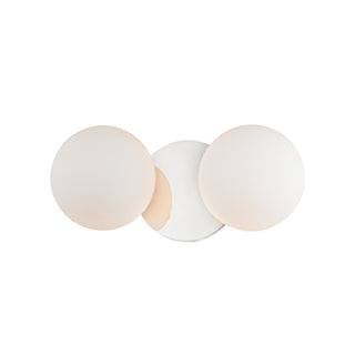 Buy polished-chrome-with-opal-acid-etched-glass-and-white-shade Baird Vanity by Hudson Valley