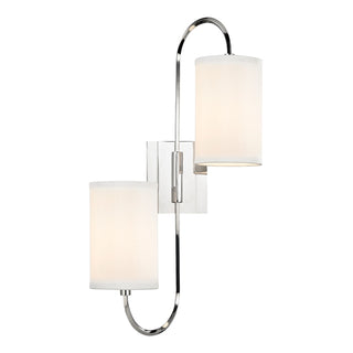 Buy polished-nickel Junius Outdoor (Damp) Sconce by Hudson Valley