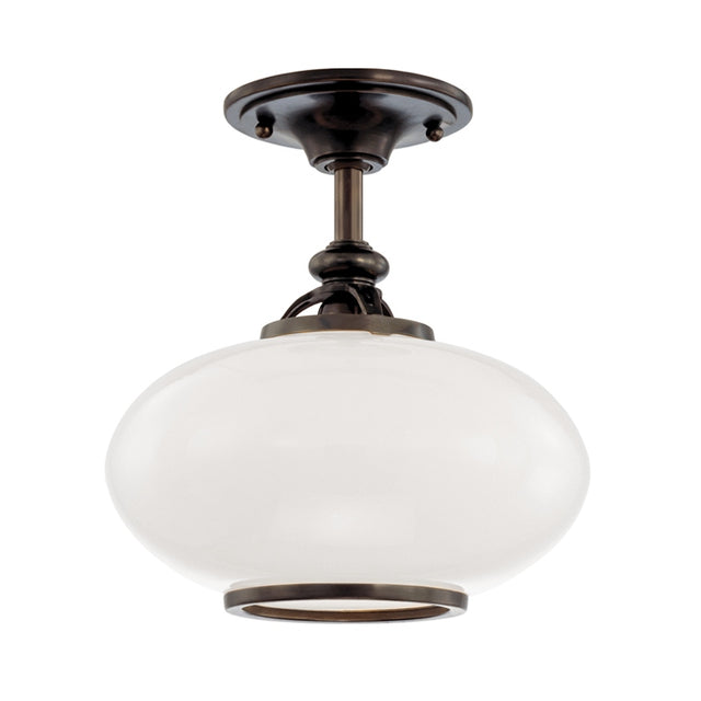 Canton Outdoor (Damp) Semi-Flush Mount Ceiling Light by Hudson Valley