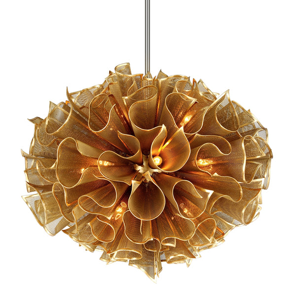 Pulse Chandelier by Corbett Lighting
