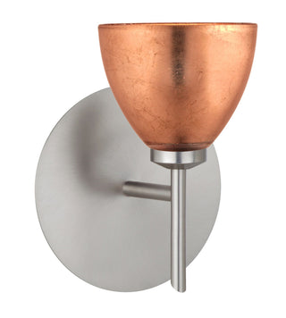 Buy satin-nickel-with-copper-foil-2-625-x-3-375-x-glass Divi Sconce by Besa