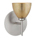 Satin Nickel with Gold Foil 2.625``x 3.375``x `` Glass