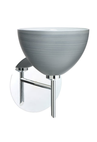 Buy chrome-with-titan-4-x-6-x-6-glass Brella Sconce by Besa