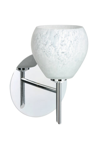 Buy chrome-with-carrera-3-875-x-4-125-x-4-125-glass Tay Tay Sconce by Besa