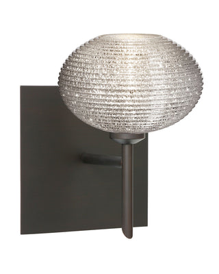 Buy bronze-with-glitter-3-x-4-75-x-4-75-glass Lasso Sconce by Besa