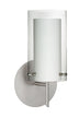 Satin Nickel with Clear/Opal 7``x 4``x 4`` Glass
