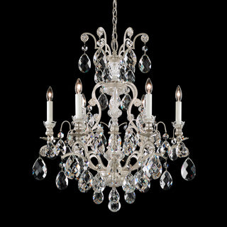 Buy antique-silver-with-clear-heritage-crystal-glass Renaissance Chandelier by Schonbek