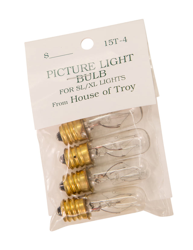 Tubular Candelabra T4 120.00V Incandescent Light Bulb by House of Troy