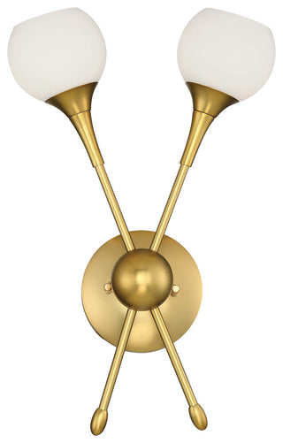 Buy honey-gold-with-etched-opal-glass Pontil Outdoor (Damp) Sconce by George Kovacs