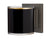 Bronze with Black/Inner Gold 4.75``x 4.75``x 4.75`` Glass and Black Shade