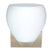 Chrome with Opal Matte 5.25``x 5.875``x 5.875`` Glass and Opal Shade
