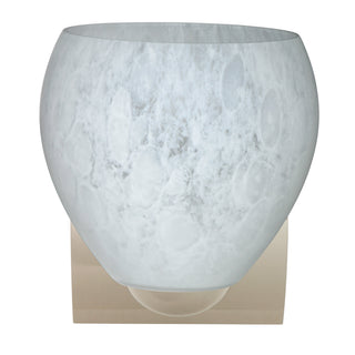 Buy chrome-with-carrera-5-25-x-5-875-x-5-875-glass-and-white-shade Bolla Sconce by Besa