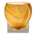 Chrome with Honey 5.25``x 5.875``x 5.875`` Glass and Amber/Brown Shade