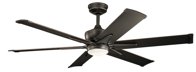 Szeplo Patio Outdoor (Wet) Ceiling Fan with Light by Kichler