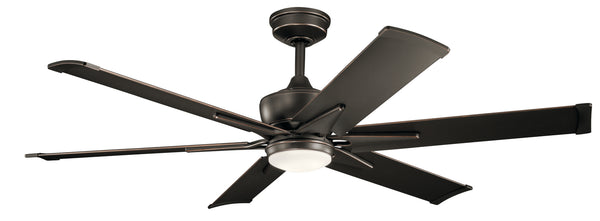 Szeplo Patio Outdoor (Wet) Ceiling Fan with Light by Kichler