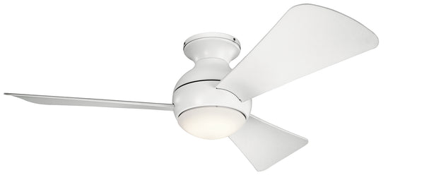 Sola Outdoor (Wet) Ceiling Fan with Light by Kichler