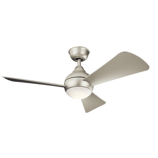 Sola Outdoor (Wet) Hugger Ceiling Fan with Light by Kichler