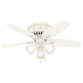 Builder Hugger Ceiling Fan with Light by Hunter
