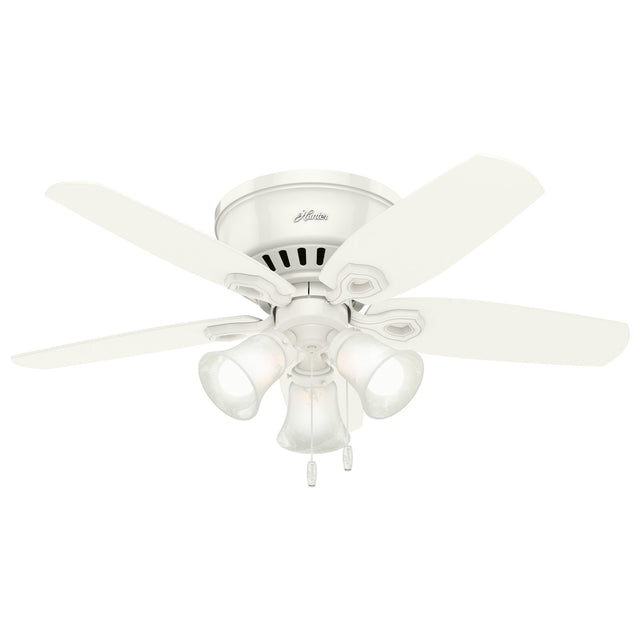 Builder Hugger Ceiling Fan with Light by Hunter