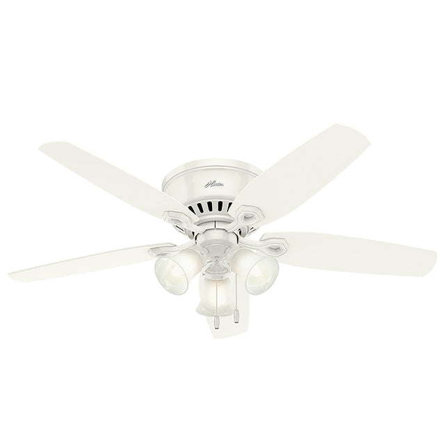 Builder Hugger Ceiling Fan with Light by Hunter
