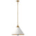Antique-Burnished Brass with Antique White Glass