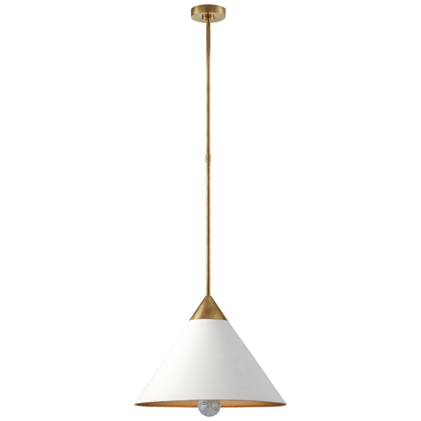 Cleo Outdoor (Damp) Pendant by Visual Comfort Signature