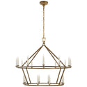 Darlana Ring Outdoor (Damp) Chandelier by Visual Comfort Signature