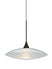 Bronze with Clear/Frost 2.5``x 8.75``x 8.75`` Glass and Frosted Shade