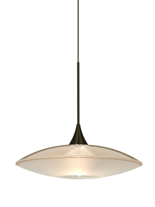 Buy bronze-with-gold-frost-2-5-x-8-75-x-8-75-glass-and-frosted-shade Spazio Pendant by Besa