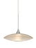 Satin Nickel with Gold/Frost 2.5``x 8.75``x 8.75`` Glass and Frosted Shade