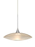 Satin Nickel with Gold/Frost 2.5``x 8.75``x 8.75`` Glass and Frosted Shade