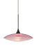 Bronze with Red/Frost 2.5``x 8.75``x 8.75`` Glass and Frosted Shade