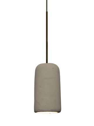 Buy bronze-with-tan-4-x-2-x-2-glass Glide Pendant by Besa