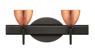 Buy bronze-with-copper-foil-2-625-x-3-375-x-3-375-glass Divi Sconce by Besa