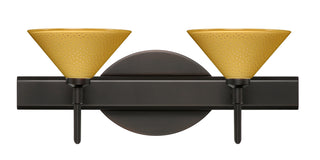 Buy bronze-with-mango-starpoint-2-5-x-5-5-x-5-5-glass-and-amber-brown-shade Kona Sconce by Besa