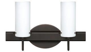 Buy bronze-with-opal-matte-6-125-x-2-75-x-2-75-glass-and-opal-shade Copa Sconce by Besa