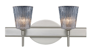 Buy satin-nickel-with-clear-stone-3-75-x-3-5-x-3-5-glass-and-clear-shade Nico Sconce by Besa