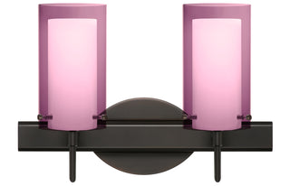 Buy bronze-with-transparent-amethyst-opal-7-x-4-x-4-glass-and-purple-shade Pahu Sconce by Besa