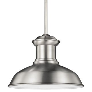 Buy satin-aluminum Fredricksburg Outdoor (Damp) Pendant by Generation Lighting